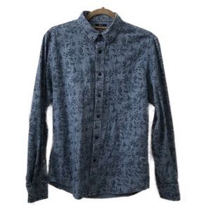 American Rag Chambray Floral Buttonup